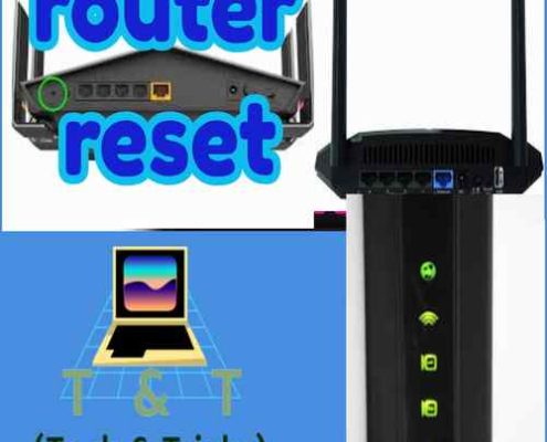 How To reset Router