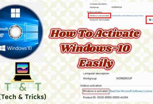 How to activate windows-10